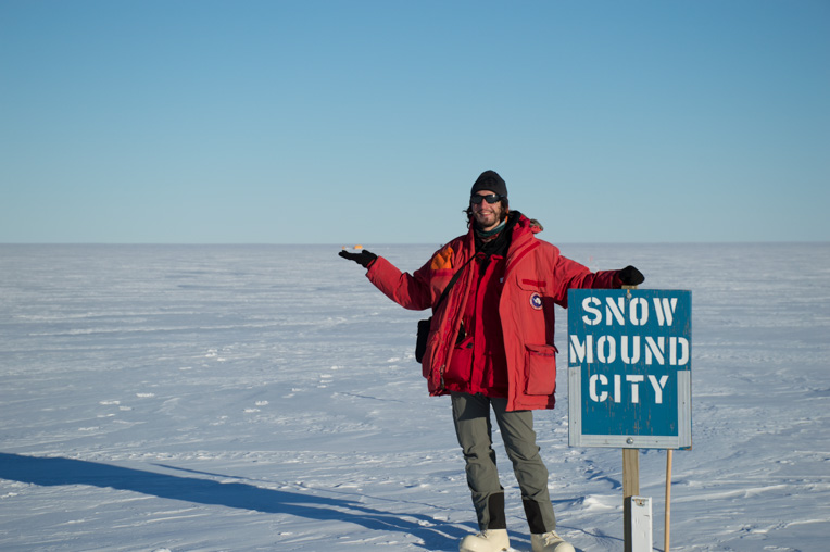 Chris in Antarctica