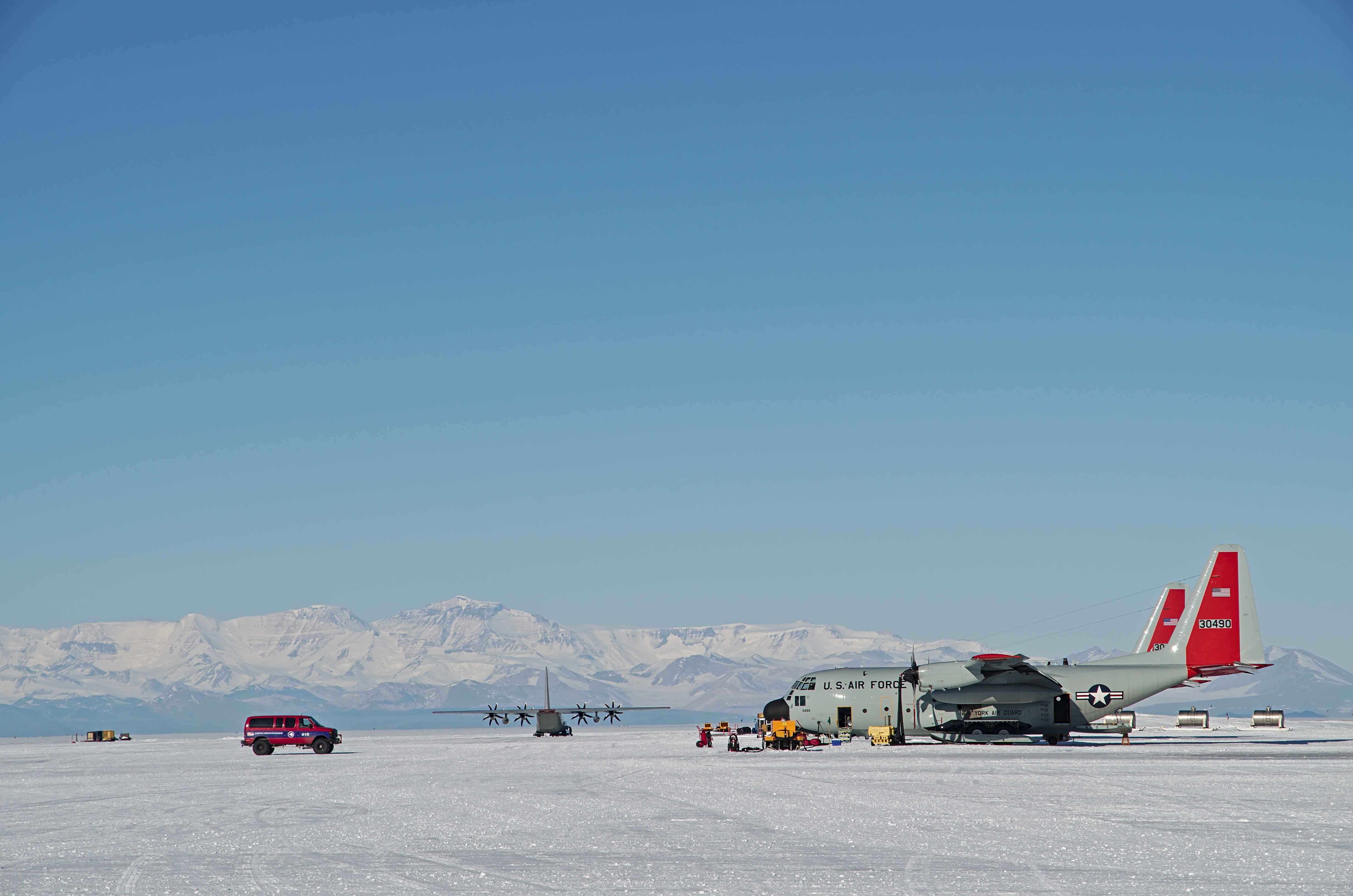 Airplanes in Antarctica